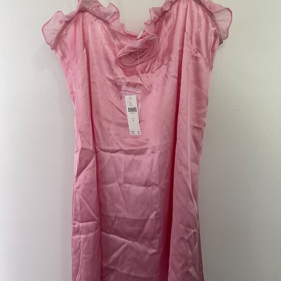 Silky Rosette Tunic Top  BY Anthropologie - Picture 3 of 4